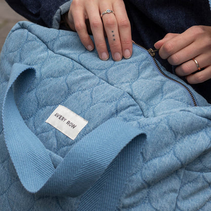 Avery Row Baby Changing Bag - Denim