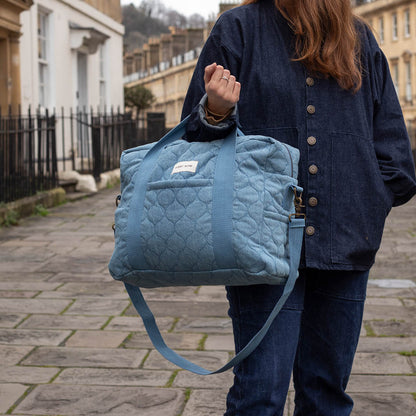 Avery Row Baby Changing Bag - Denim