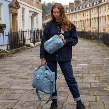 Avery Row Baby Changing Bag - Denim