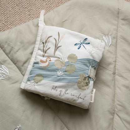 Avery Row Fabric Baby Book - Tales Of The Riverbank