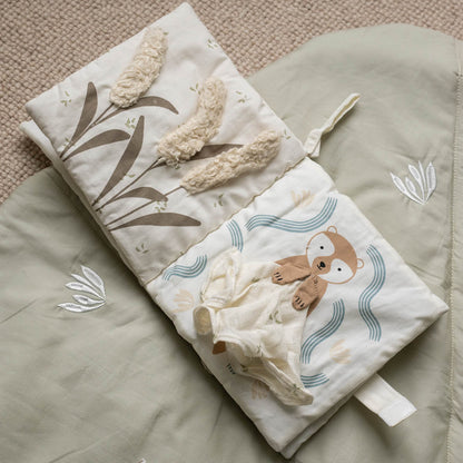Avery Row Fabric Baby Book - Tales Of The Riverbank