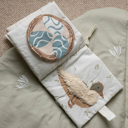 Avery Row Fabric Baby Book - Tales Of The Riverbank