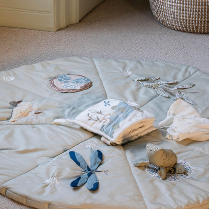 Avery Row Fabric Baby Book - Tales Of The Riverbank