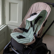 Avery Row Pram Liner - Little Farm / Greenhouse Gingham