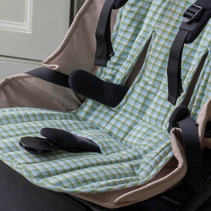 Avery Row Pram Liner - Little Farm / Greenhouse Gingham