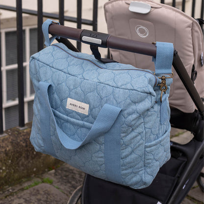 Avery Row Baby Changing Bag - Denim