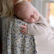 Ralphie Bear Large Muslin Swaddle - Wildflower