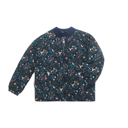 Toastie Bomber Jacket  Midnight Floral