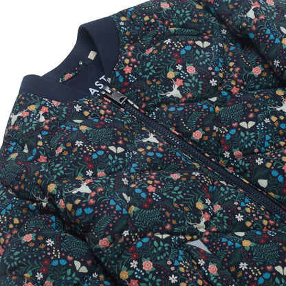 Toastie Bomber Jacket  Midnight Floral