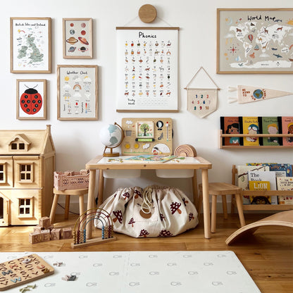 Kid Of The Village Phonics Fine Art Print