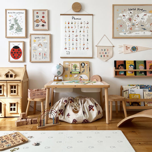 Kid Of The Village Phonics Fine Art Print