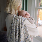Ralphie Bear Large Muslin Swaddle - Wildflower