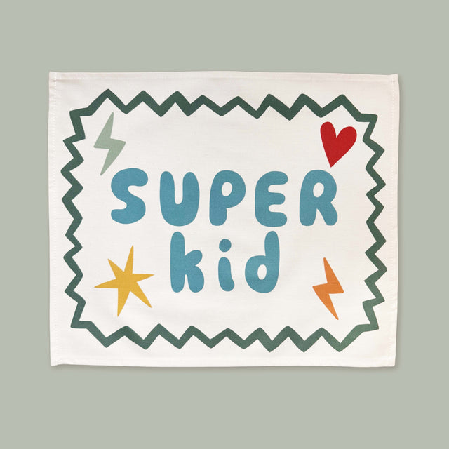 Kid of the Village Super Kid Banner - Blue