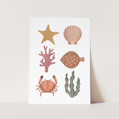 Kid of the Village Under the Sea Fine Art Print