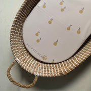 Ralphie Bear Changing Basket Mat Liner - Pears