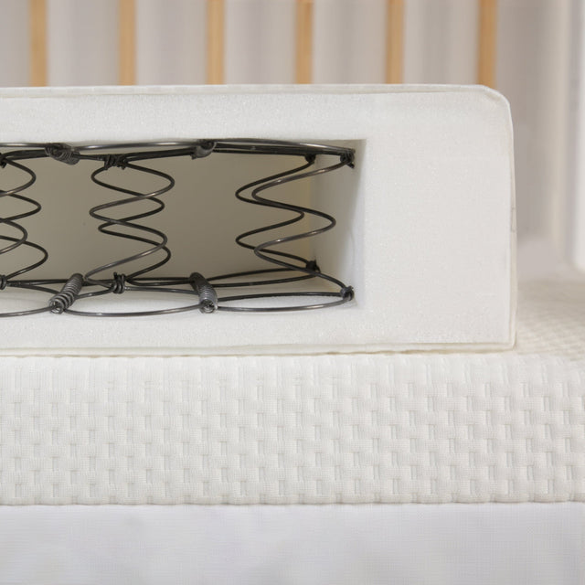 CuddleCo Harmony Hypoallergenic Bamboo Sprung Cot Bed Mattress 140 x 70cm