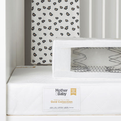 CuddleCo Mother&Baby Rose Gold Anti-Allergy Sprung Cot Bed Mattress 140 x 70cm