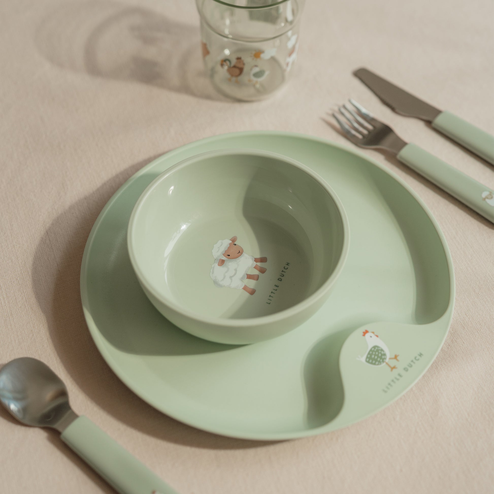 Little Dutch Cutlery Set Mio 3 pcs - Little Farm