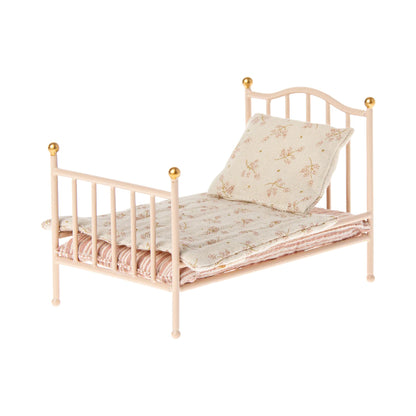 Maileg Vintage Metal Mouse Bed - Rose