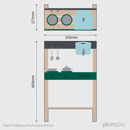 Plum Play Puddle & Pie Outdoor Mud Kitchen