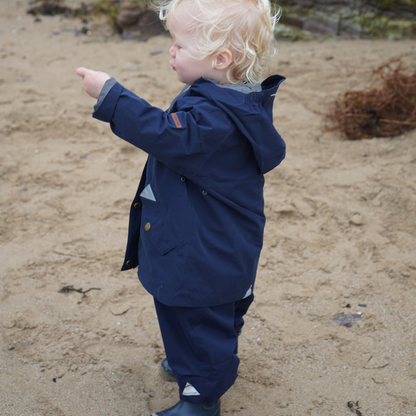 Toastie All Season Waterproof Dungarees - Marine Navy