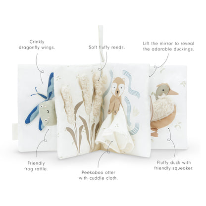 Avery Row Baby Fabric Book - Tales Of The Riverbank