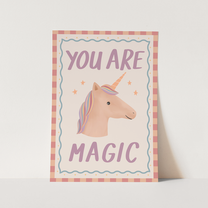 Kid of the Village You Are Magic Fine Art Print