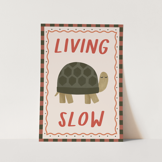 Kid Of The Village Living Slow Fine Art Print
