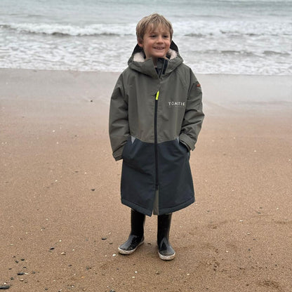 Toastie Kids Waterproof Changing Robe - Antique Olive