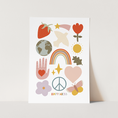 Kid of the Village Happiness Fine Art Print
