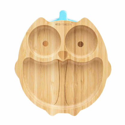 Eco Rascals Bamboo Owl Suction Plate