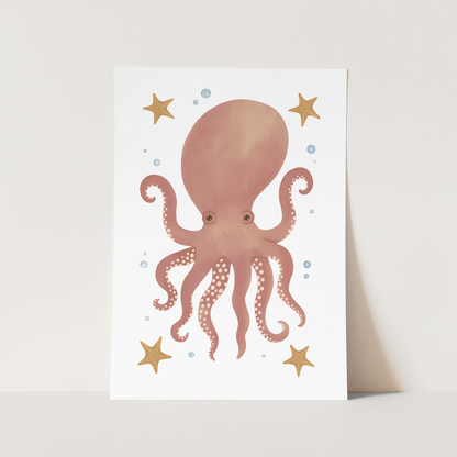 Kid of the Village Octopus Fine Art Print
