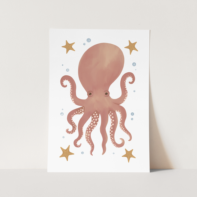 Kid of the Village Octopus Fine Art Print