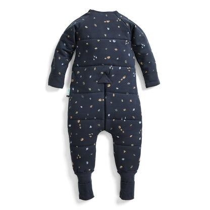 ergoPouch Organic Winter Long Sleeved Sleep Onesie - Hedgehog 2.5 TOG