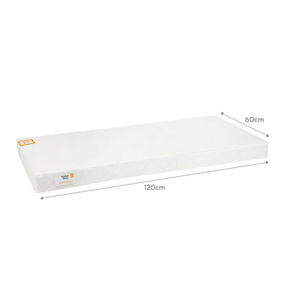 CuddleCo Mother&Baby Pure Gold Anti-Allergy Coir Pocket Sprung Cot Mattress 120 x 60cm