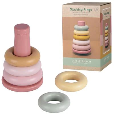 Little Dutch Stacking Rings - Pink