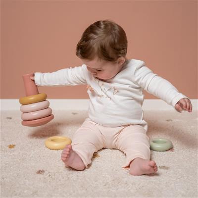 Little Dutch Stacking Rings - Pink