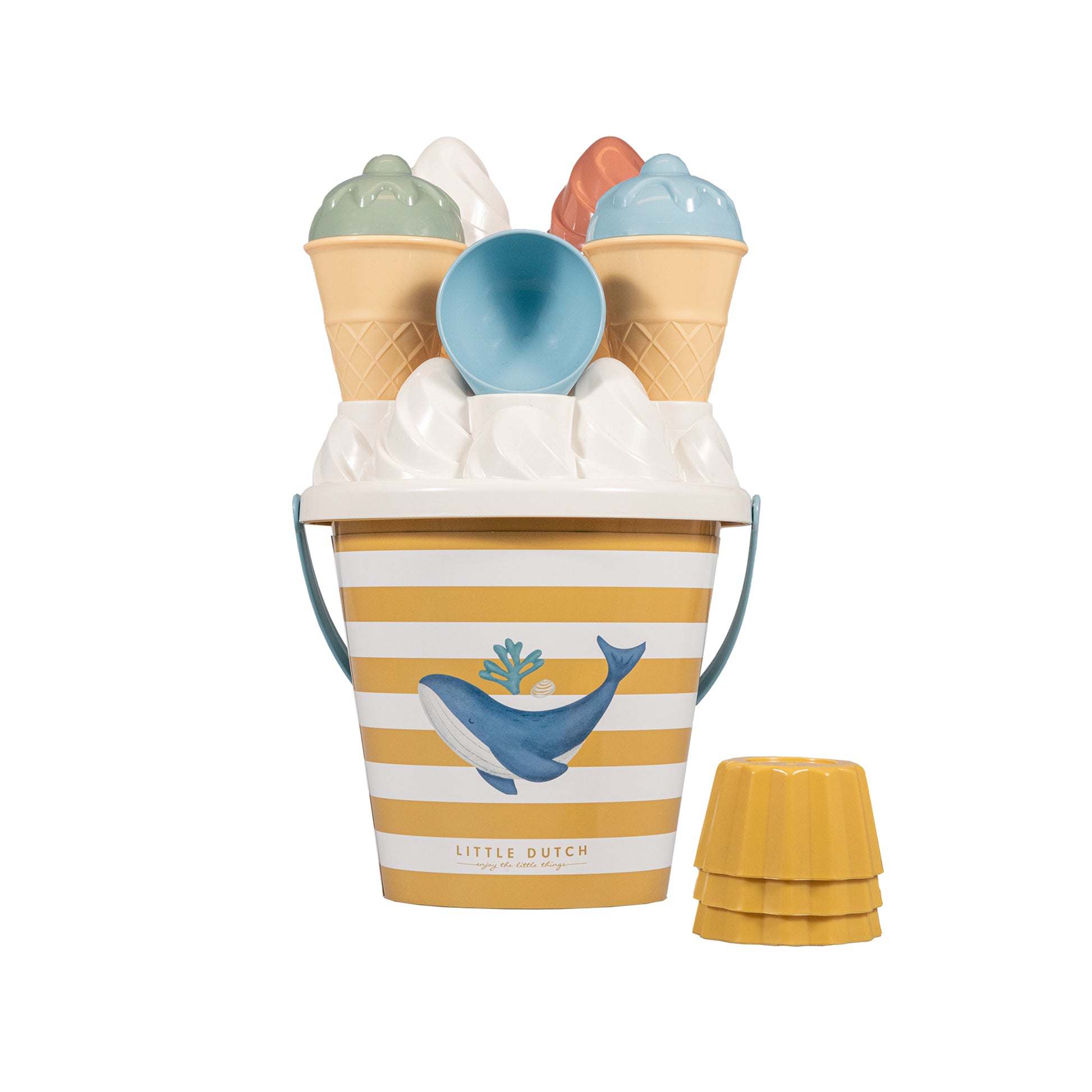 Little Dutch Ice Cream Bucket Set Ocean Dreams - Blue