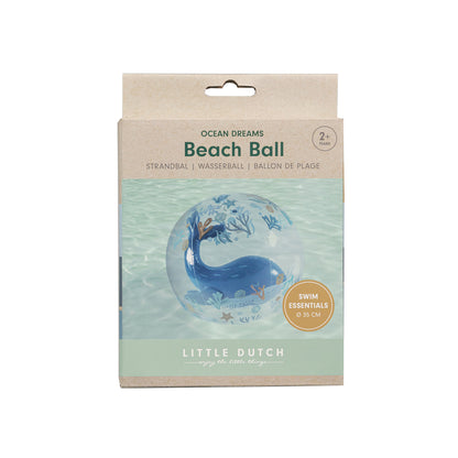 Little Dutch 3D Beach Ball Ocean Dreams Blue packaging