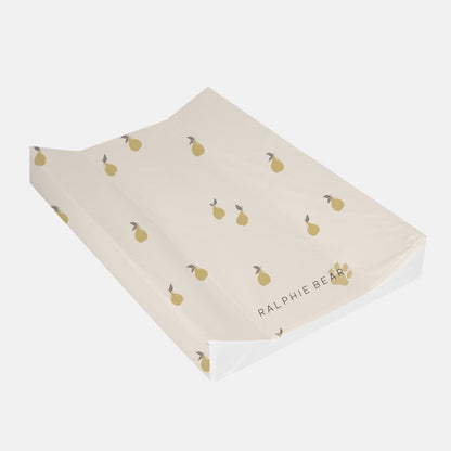 Ralphie Bear Anti-Roll Wedge Changing Mat - Pears
