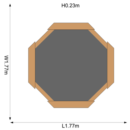 Plum Play Giant Wooden Sandpit