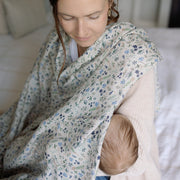 Ralphie Bear Large Muslin Swaddle - Wildflower