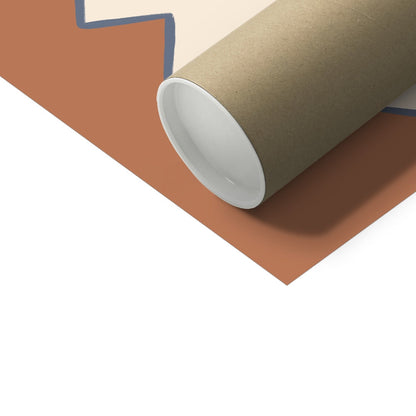 Kid of the Village Captain Woof Superhero Fine Art Print