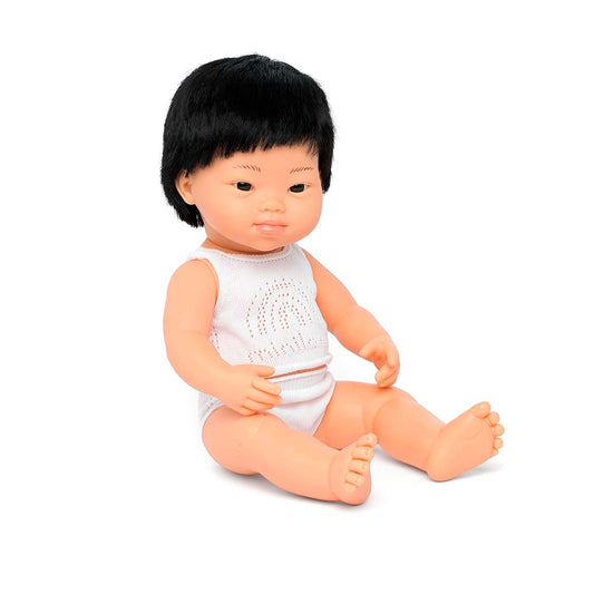 Miniland Baby Boy Doll with Down Syndrome