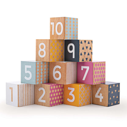 Bigjigs Toys Wooden Number Blocks