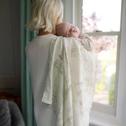 Ralphie Bear Large Muslin Swaddle - Woodland