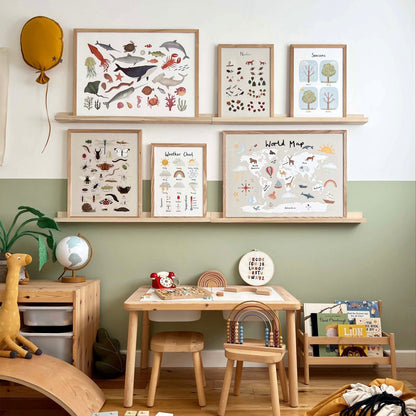 Kid Of The Village Minibeasts Fine Art Print - Stone