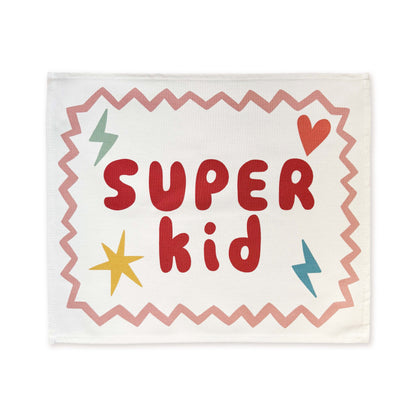 Kid of the Village Super Kid Banner - Red