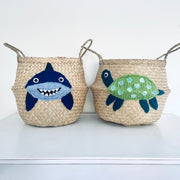 Bellybambino Green Sea Turtle Basket - Large