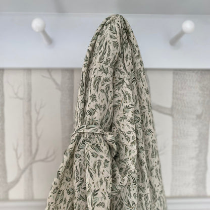 Ralphie Bear Large Muslin Swaddle - Willow